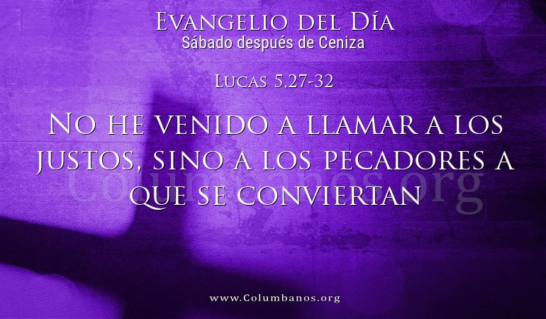 Lucas 5,27-32 Lucas 5,27-32