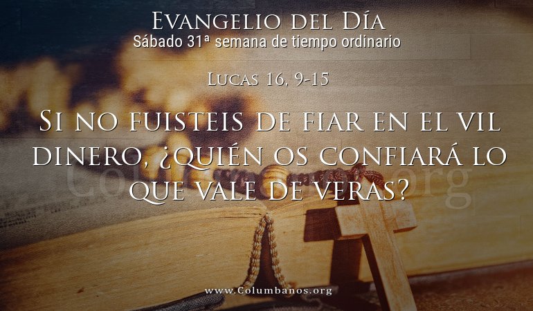 Lucas 16, 9-15