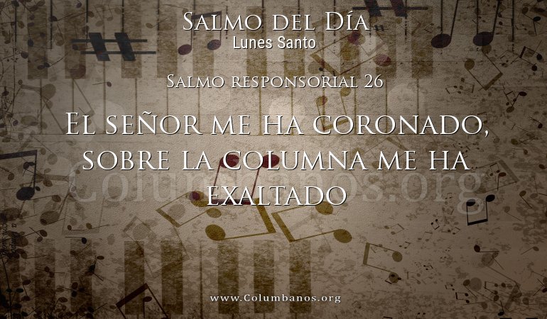 Salmo responsorial 26 Salmo responsorial 26