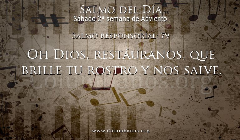 Salmo responsorial: 79 Salmo responsorial: 79