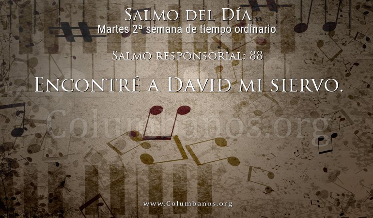 Salmo responsorial: 88