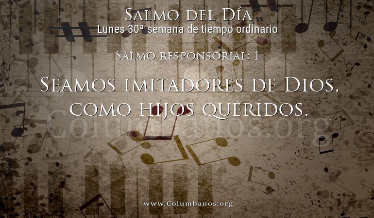 Salmo responsorial: 1 Salmo responsorial: 1